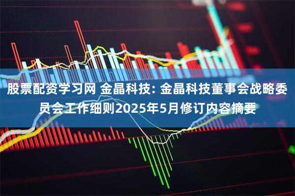 股票配资学习网 金晶科技: 金晶科技董事会战略委员会工作细则2025年5月修订内容摘要